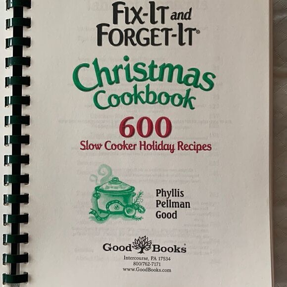 Cookbook Paperback Christmas Slow Cooker Phyllis Good - Picture 5 of 12